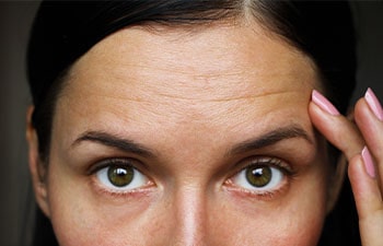 wrinkles on the forehead